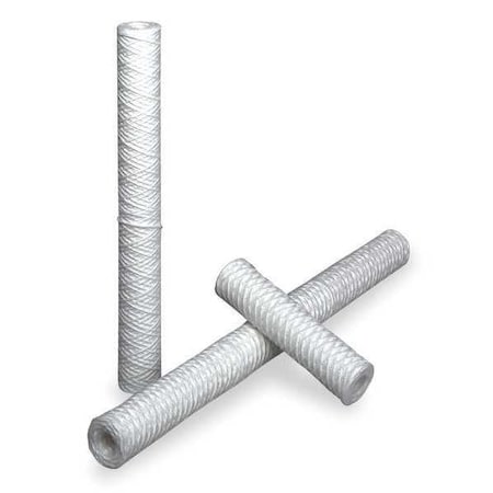 Parker 23R10 - String Wound Filter Cartridge, 5 gpm, 5 Micron, 2-7/16" O.D., 10 in H, 6 PK