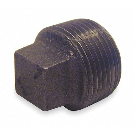 5P547 - Square Head Plug Square Head Plug, 1-1/2" Pipe, MNPT, Malleable Iron, 150