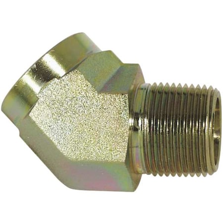 5RLH4 - Carbon Steel,45 Elbow,1/8"NPTx1/8"NPT,5 PK