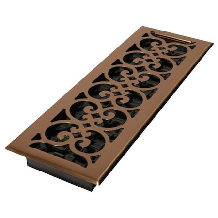 Decor Grates SPH412-A - Floor Register 5.5 X 13.5, Antique Brass, Brass