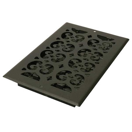 Decor Grates ST610W - Sidewall/Ceiling Register 7.5 X 11.5, Textured Black, Steel