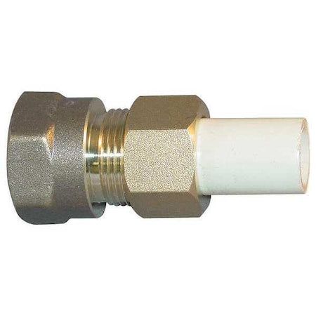 TUF-005 - CPVC Transition Female Union, CTS, Schedule SDR-11, 1/2" Pipe Size, FNPT x CTS Hub