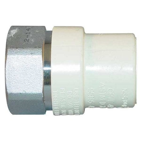 4135-007SS - CPVC Transition Female Adapter, CTS, Schedule SDR-11, 3/4" Pipe Size, FNPT x CTS Hub