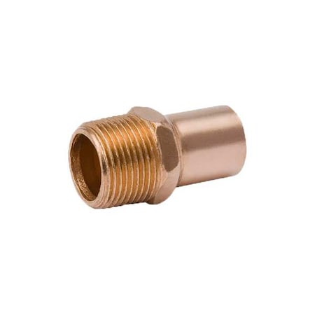 Streamline W 01431 - 1/2" NOM FTG x 1/2" MNPT Copper Adapter