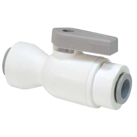 Parker LFPP6VUC6 - 3/8" Push Polypropylene Ball Valve Inline