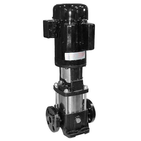 Dayton 5UWJ5 - Booster Pump, 2 hp, 115/208 to 230 AC, 1 Phase, 1-1/4 in Flanged Inlet Size, 5 Stage