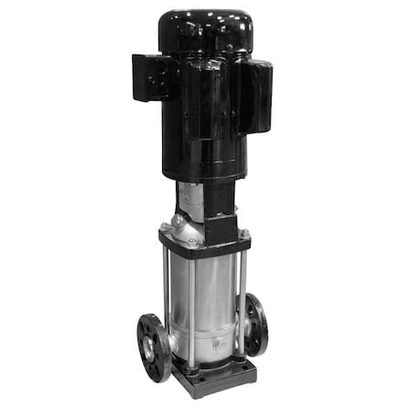 Dayton 5UWK9 - Booster Pump, 2 hp, 120/208 to 240 V AC, 1 Phase, 1-1/4 in Flanged Inlet Size, 11 Stage