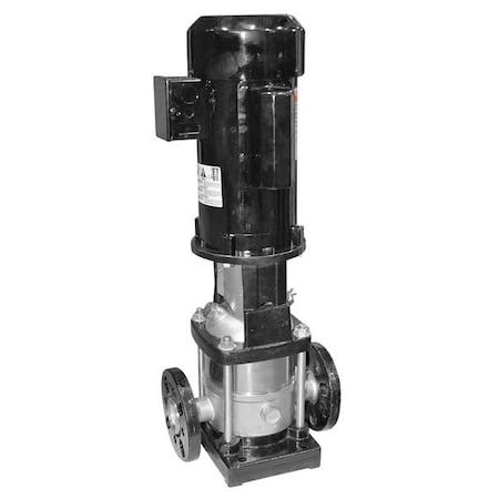 Dayton 5UWK7 - Booster Pump, 1 hp, 120/208 to 240 V AC, 1 Phase, 1-1/4 in Flanged Inlet Size, 5 Stage