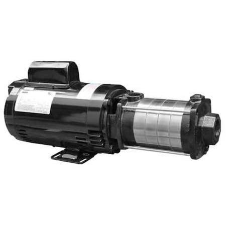 Dayton 5UXF8 - Booster Pump, 2 hp, 120/240 V AC, 1 Phase, 1-1/4 in NPT Inlet Size, 5 Stage, 100 psi Max Pressure