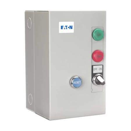 Eaton ECX09C1THA-R63/C - Nonreversing IEC Magnetic Motor Starter, 1 NEMA Rating, 24 V AC, 3 Poles, 1 NO/1 NC
