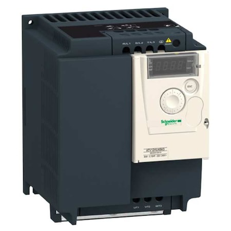 Schneider Electric ATV12HU40M3 - Variable Frequency Drive, 5 HP, 230 VAC, Altivar