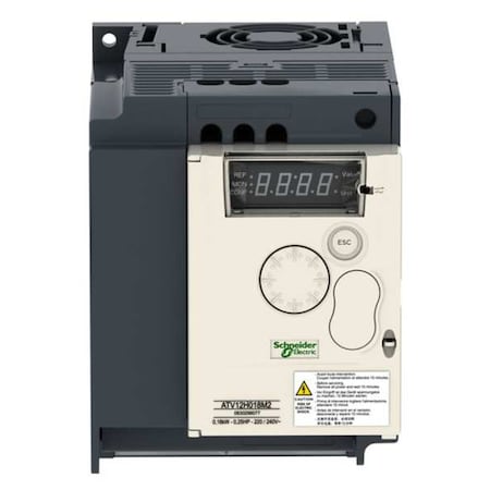Schneider Electric ATV12HU22M2 - Variable Frequency Drive, 3 HP, 230 VAC, Altivar