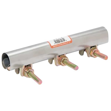 330-049 - Repair Clamp,3/4"Pipe Size,Partial Cov,9"L