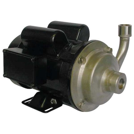 Dayton 5WXT0 - Cntrfug Pmp,316 SStl,1 P,3/4in,1/2hp,38gpm