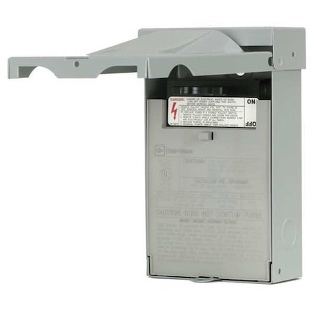 Eaton ACD222URNM-A2 - Disconnect Switch, Nonfusible, DPST, Single Phase, NEMA 3 R, Indoor/Outdoor, Polycarbonate