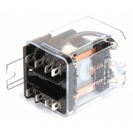 Omron MJN2CF-DC12 - Flange Relay,12 VDC,8 Pins,10 A @ 240 V AC