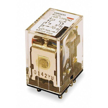 Omron MY2K-US-DC12 - Latching Relay, 12 V DC, 3 A, 10 Pins