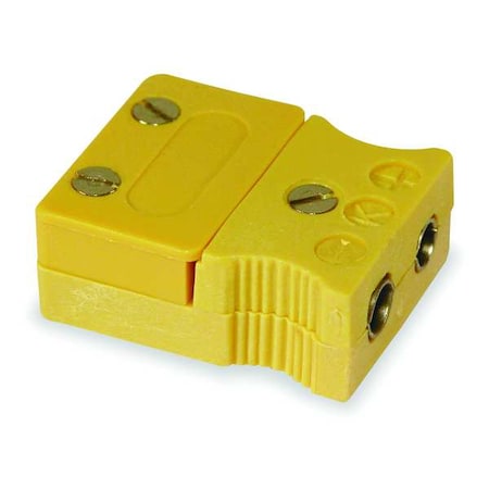 Tempco TCAR-1009 - Thermocouple Jack, Yellow, Type K, Jack