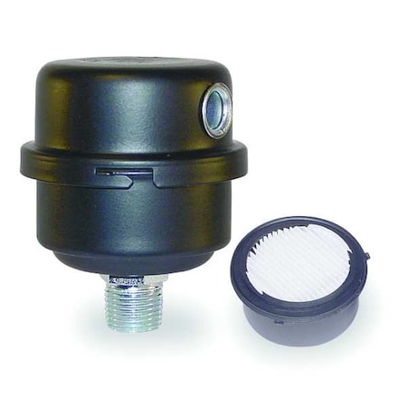 Solberg FS-06-050 - Filter Silencer,1/2" MNPT Inlet,12 cfm