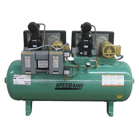 Speedaire 5Z702 - Electric Air Compressor, 3 hp, 1 Stage