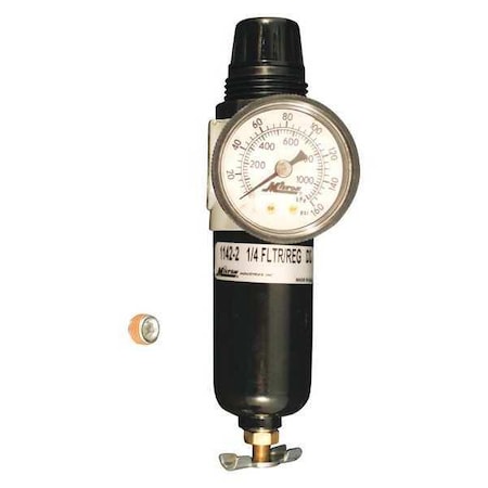 Milton 1142-2 - Mini Piggyback FR Duo,1/4" NPT Metal