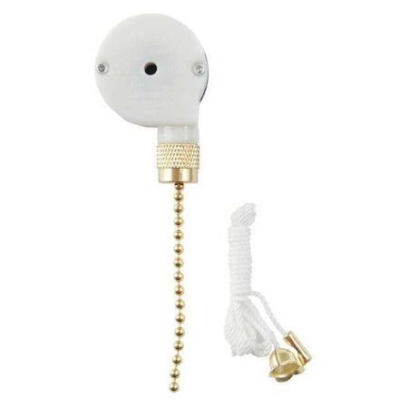Gardner Bender GSW-34 - Pull Switch, 3-Speed, SPTT, 6 A, 125 VAC