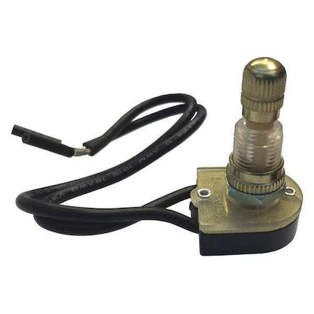 Gardner Bender GSW-61 - Rotary Switch, Brass, SPST, 6 A, 125 VAC