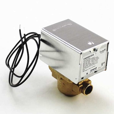 Honeywell V4043A1010 - Sweat Zone Valve,120 V,1/2",N/C,3.5 CV