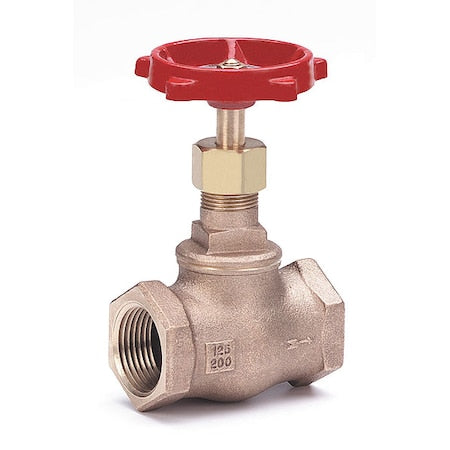 Milwaukee Valve 502 1 - Globe Valve,1",Bronze,FNPT,200 psi