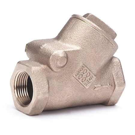 Milwaukee Valve 507 3/4 - 3/4" FNPT Bronze Swing Y Check Valve