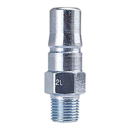 Foster 2L40 - Quick Connect Plug, 3/8 Body Size, 1/4 in MNPT, Steel