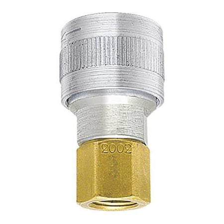 Foster SHD3003 - Automatic Hose Stem Socket Coupler, 1-Way Shut Off, 1/4 in x 1/4 in ID, SHD Series
