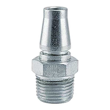 Foster SHD50 - Quick Connect Plug, SHD50 Series, 1/2 in Body Size, 1/4 in MNPT, Steel