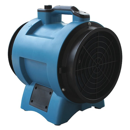 Xpower X-8 - Industrial Confined Space Ventilator Fan, 8 in, 1/3 HP, 1200 CFM, 2.5 A, Variable Speed
