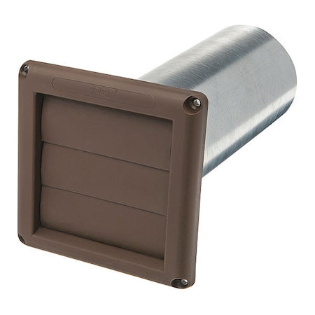 Deflecto SVHAB4 - Spurr Vent,4",Assembled, Aluminum, Polypropylene, 6" W, 11" L