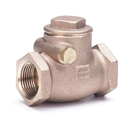 Milwaukee Valve 515 2" - Swing Check Valve,4.75 in Overall L
