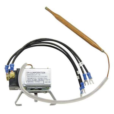 Markel Products T5102 - Elct Wl/Ceil Htr Thrmostat,4-1/2"H,2 Pole