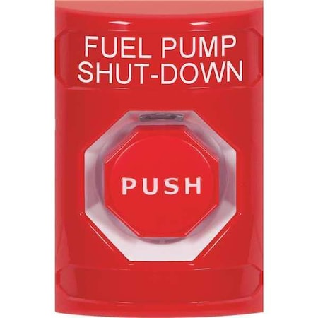 Safety Technology International SS2002PS-EN - Fuel Pump Shutdown Push Button,Red Color