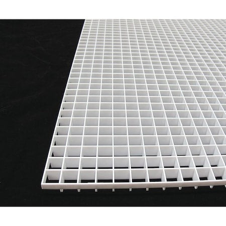 American Louver TC-24-2448-2PK - Egg Crate Diffuser 48 X 24, Painted, Plastic