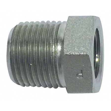 Parker 1 X 1/4 PTR-SS - Hydraulic Hose Adapter,1.36" L,5400 psi