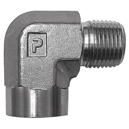 Parker 1/4 CD-SS - Hydraulic Hose Adapter,1" L,5000 psi