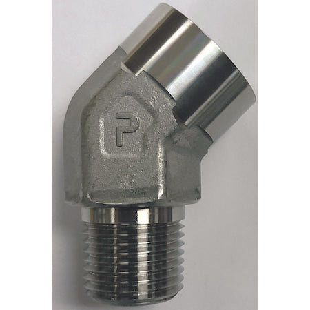 Parker 3/4 CD45-SS - Hydraulic Hose Adapter,1" L,3000 psi