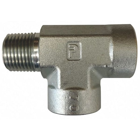 Parker 1/2 MRO-SS - Hydraulic Hose Adapter,2.94" L,3000 psi