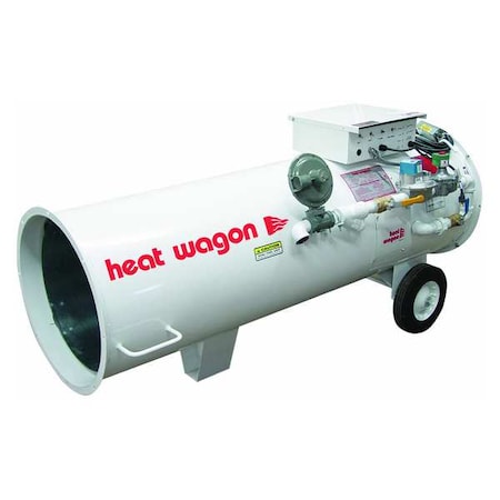 Heat Wagon 950H - Portable Gas Torpedo Heater, Vapor Propane, Liquid Propane, Natural Gas, Direct Spark, 73 in L