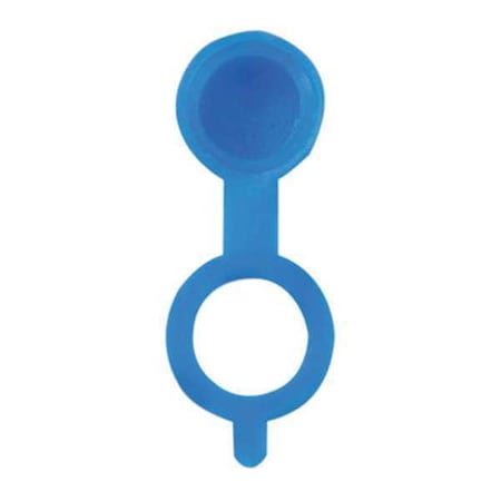 Westward 52NZ21 - Fitting Cap, 65 Deg., PP, 55/64"L, Blue, PK10