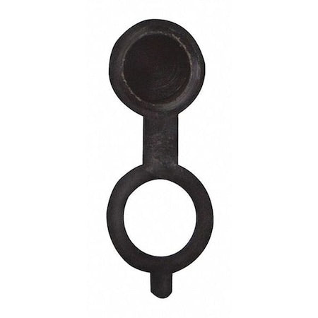 Westward 52NZ22 - Fitting Cap,45 Deg.,PP,55/64" L,Blk,PK10