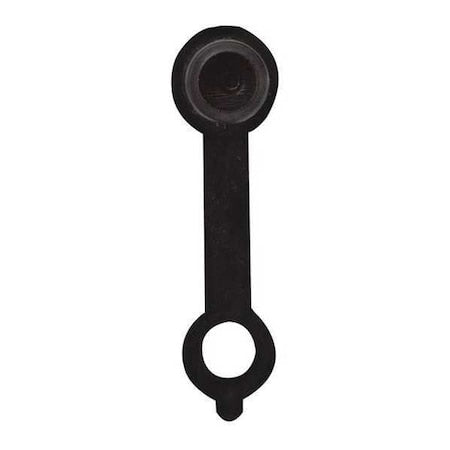Westward 52NZ42 - Fitting Cap,PP,1-21/32" L,Black,PK10