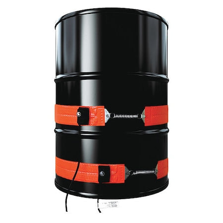 Briskheat DHLS10 - Heavy Duty Drum/Pail Heater,Mid-Temp,5 Gallon,120 VAC,550 W,35"L x 4"W