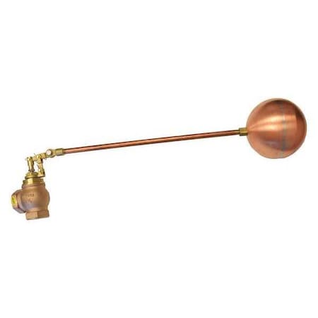 ACF150 - Float Valve,1-1/2" Size,FNPT,18" Rod L