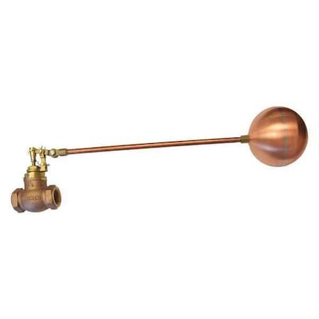 GHF100 - Float Valve,1" Size,FNPT,18" Rod L